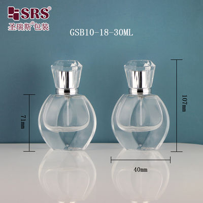 خرید کلاه شکل الماس عطر خالی لوکس سفارشی 1 اونس بطری اسپری شیشه ای online manufacture