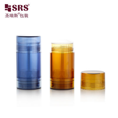 خرید شکل گرد سفارشی تزریق رنگ پلاستیکی PP دیودورانت چوب ظرف 75g online manufacture