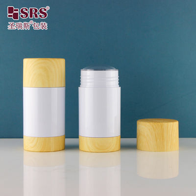 خرید شکل گرد رنگ سفارشی بطری چوبی پلاستیکی خم کن 50 میلی لیتر مخزن ضد عطر online manufacture