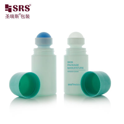 خرید 60 میلی لیتر پلاستیک بسته بندی کوسمیتیک خالی پاک کننده ضد عرق ژل ضد عرق PP رول روی بطری online manufacture
