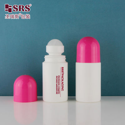 خرید 60 میلی لیتر دور نیم شفاف سفارشی رنگ پلاستیکی ژل مراقبت از پوست بطری رول در ظرف ضد عطر online manufacture