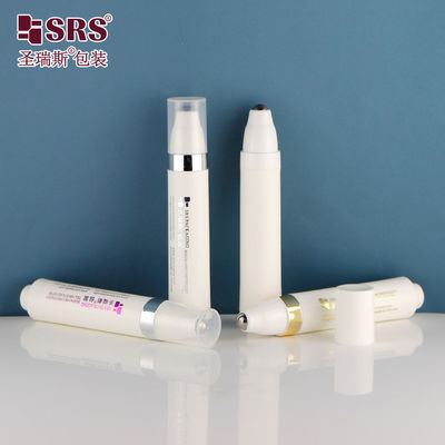 خرید 10ml PP PCR مواد بازیافت شده پلاستیکی سفارشی سازی سبک مطبوعات ماساژ بدون هوا سرم چشم 1/3 اونس رول روی بطری online manufacture
