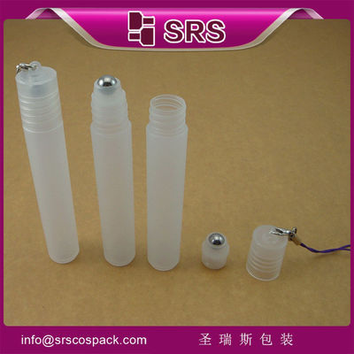 خرید SRS محصول جدید 2015 عمده فروشی PP 8ml رول روی بطری با قلاب برای استفاده از جوهر ضد آکنه online manufacture
