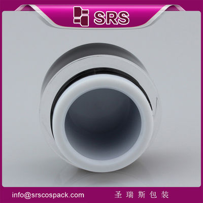 خرید چین عرضه شکل گرد سیاه J021 5g شیشه نمونه های آرایشی online manufacture