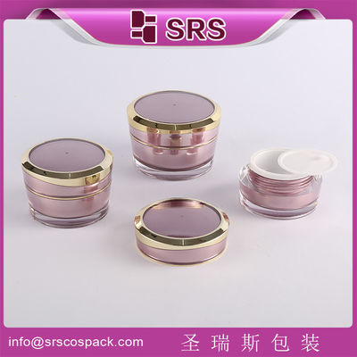 خرید بسته بندی Shengruisi J031-5ml 10ml 15ml 30ml 50ml شیشه آکریلیک کرم online manufacture
