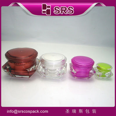 خرید بسته بندی Shengruisi J060-5ml 15ml 30ml 50ml شیشه الماس آکریلیک پلاستیکی online manufacture