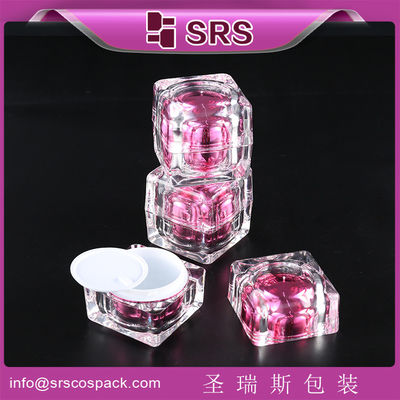 خرید قوطي آکريليک با شکل مربع با کيفيت بالا براي تامین کننده کرم online manufacture