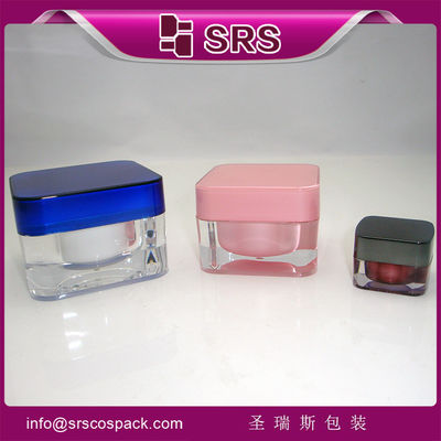 خرید بسته بندی Shengruisi J056-5G 30G 50G بطری کرم آکریلیک مربع online manufacture