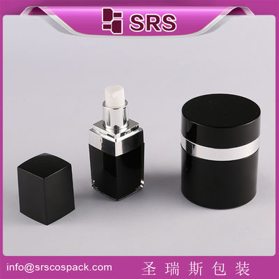 خرید SRS عرضه کننده چین بطری لوشن آکریلیک مربع خالی و جعبه کرم بدون هوا 50 گرم online manufacture