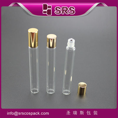 خرید SRS ظرف شفاف روغن ضروری بطری شیشه ای 10 میلی لیتر خالی با رول در نوع مهر و موم online manufacture