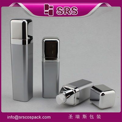 خرید عرضه کننده بطری بی هوا نقره ای، بطری شکل مربع A056 online manufacture
