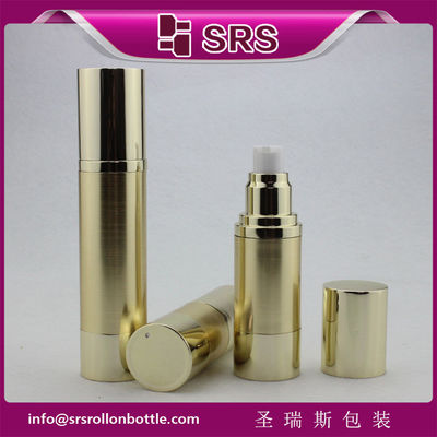 خرید تولید کارخانه چین A022 15ml 30ml بطری پمپ بدون هوا طلای 50ml online manufacture