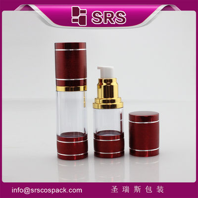 خرید عرضه کننده چین تولید کننده بطری قرمز آلومینیوم بدون هوا برای سرم online manufacture