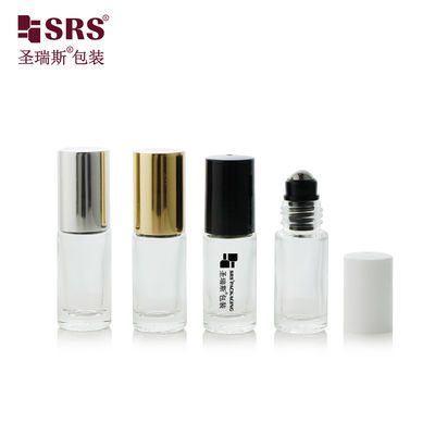 خرید شکل گرد و خالی قالب دیواری ضخیم شیشه ای رولر استیل بال رول روی بطری های عطر online manufacture
