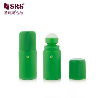 خرید 2 اونس PP خالی بازیافتی سفارشی رنگ جامد گنبد کلاه ژل پلاستیکی ضد عطر رول روی بطری online manufacture