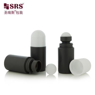 خرید 60 میلی لیتر بسته بندی آرایشی خالی PP بدون نشت بطری ژل گرد ضد عطر با رول بر روی توپ online manufacture
