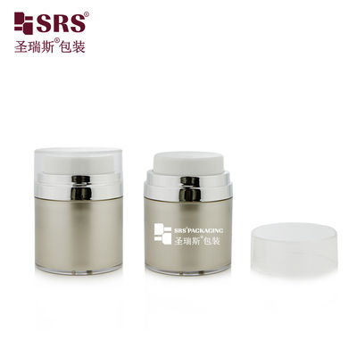 خرید لوکس خالي اکريليک ديوار دوگانه سفارشي رنگ رنگ صورت کرم بطري پلاستيکي online manufacture