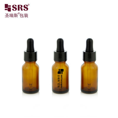 خرید 15 میلی لیتر 0.5 اونس خالی رنگ زرد رنگ گرد ضخیم دیوار قالب روغن ضروری بطری شیشه ای قطره کش online manufacture