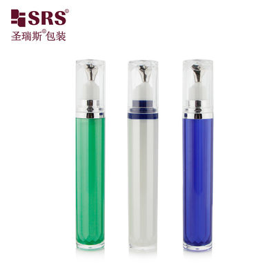 خرید LR001-15ML بطری بیرونی آکریلیک رنگ سفارشی رنگ شده با استفاده از فلز برای کرم چشم بسته بندی زیبایی لوکس online manufacture