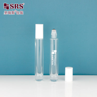 خرید GB1-10ML بطری ضخیم سفارشی با PP PCR پلاستکی کلاه شیشه ای بسته بندی رول آن برای لوازم آرایشی و مراقبت از پوست روغن عطر عطر online manufacture