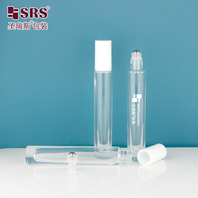 خرید GB1-10ML بطری ضخیم لوکس با کیفیت بالا شفاف رنگ سفارشی در دسترس گلس رول بال عطر بطری بدون نشت online manufacture