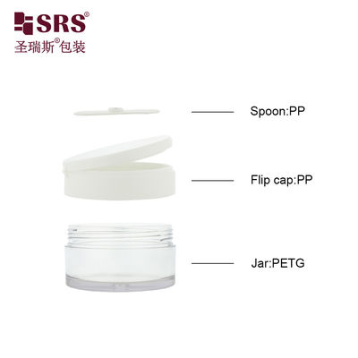 خرید PETG003 خال سفید تزریق رنگ سفارشی 100g 120g 150g 200g 250g شیشه پلاستیکی Flip Cap با نمونه های رایگان در رنگ موجود online manufacture