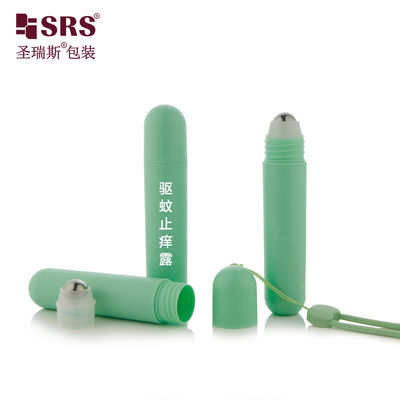 خرید RPPG 25ml دور PP PCR Eco Friendly رول روی بطری برای ضد عفونی کننده پاکت مراقبت از پوست خالی ماساژ با توپ فولادی online manufacture