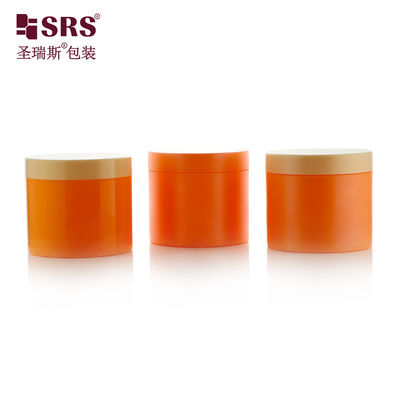 خرید SRSQ 400g رنگ مرسوم رنگ پلاستیکی PP کرم بدن جار پاک کن PCR مواد بازیافت شده مات چاپ نهایی لوگو در دسترس است online manufacture