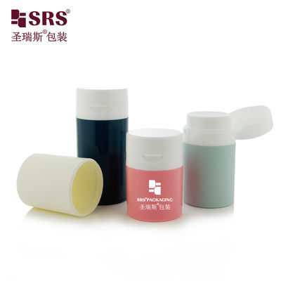خرید PA607 تزریق یک دیواره درخشنده مته به صورت سفارشی رنگ PP بطری بدون هوا با فلیپ کاپ برای کرم لوشن آرایشی online manufacture