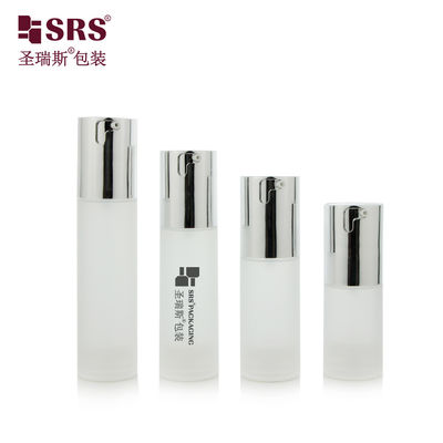خرید TA023 20ml 30ml 40ml 50ml Matte Glossy In Mold Injection Clear Frosted PP PCR بطری بدون هوا برای بسته بندی لوازم آرایشی پایه online manufacture