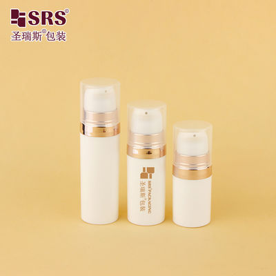خرید A028 5ml 10ml 15ml 20ml خالی PP گرد مواد بازیافت شده جیب ژل صورت پمپ بی هوا بطری نمونه تزریق رنگ سفارشی online manufacture