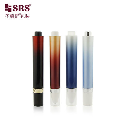 خرید AY 10ML 15ML PP طراحی مطبوعات PCR بازیافت شده بدون هوا رولر فولاد توپ ماساژ کرم چشم بطری بسته بندی online manufacture