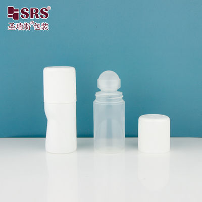 خرید RPPB1-50ML بطری پلاستیکی با شکل منحصر به فرد با سرپوش CR بطری بال رولر برای ژل ضد عطر ضد عرق بسته بندی بدون نشت online manufacture