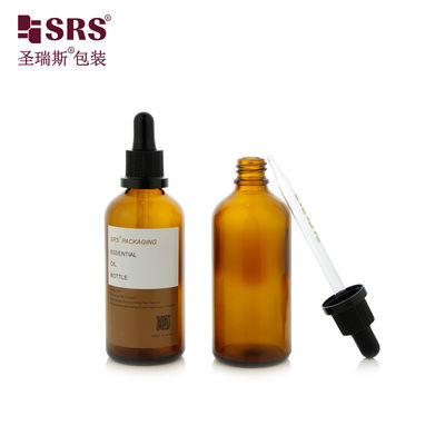 خرید D012 سرم مو عصاره شیشه ای قطره کش شکل گرد 5ml 10ml 15ml 20ml 30ml 50ml 100ml بسته بندی online manufacture
