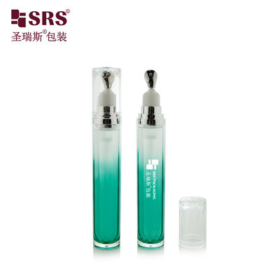 خرید LR001-15ML لکسوری بالا مراقبت از پوست چشم ژل اعمال کننده فلزی زنک سر آکریلیک لوشن بطری ظرف لوله online manufacture