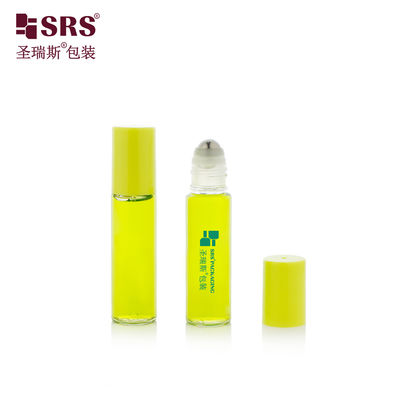 خرید PET-10ML پلاستیک PET شفاف سطح درخشان رول روی بطری Applicator ظرف بسته بندی با ماساژ توپ فولاد online manufacture
