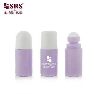 خرید RPPC-60ML Recycled PP PCR Plastic Roll-On Custom Deodorant Gel Applicator Bottle Packaging online manufacture