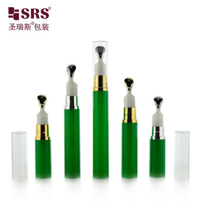 خرید A0031B 5ml 10ml 12ml 15ml بطری پمپ خالی بدون هوا با فلز زینک Applicator Head سفارشی سازی بسته بندی ژل چشم online manufacture