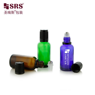 خرید BLPF بطری شیشه ای کهربایی سبز گرد 5 میلی لیتر 10 میلی لیتر 15 میلی لیتر 20 میلی لیتر 30 میلی لیتر 50 میلی لیتر 100 میلی لیتر با توپ فولادی رولر برای روغن ضروری online manufacture