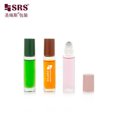 خرید BLPM-10ML تزریق شیشه ای رنگی سفارشی رول آن PP Cap رنگ آمیزی بطری گلوله ای فولادی رولر برای عطر جوهر مو online manufacture