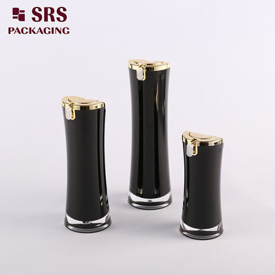 خرید تولید کننده مواد آرایشی چینی شکل ویژه بطری های مراقبت از پوست سیاه online manufacture