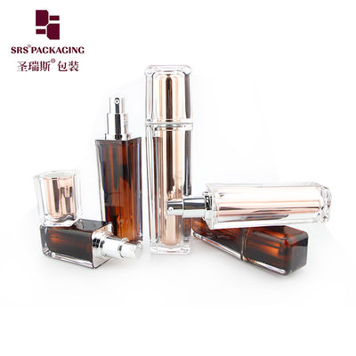 خرید L054 15ml 30ml 50ml 100ml شکل مربع فروش بطری لوشن online manufacture
