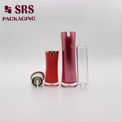 خرید SRS چین تامین کننده لوکس خالی محصولات مراقبت از پوست سیاه ظرف لیوان آکریلیک بطری online manufacture