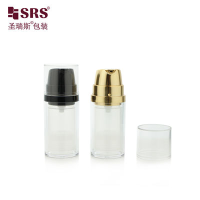 خرید SRSA404 15ml 30ml 50ml Transparent AS Plastic Airless Bottle For Facial Gel Serum Packaging online manufacture