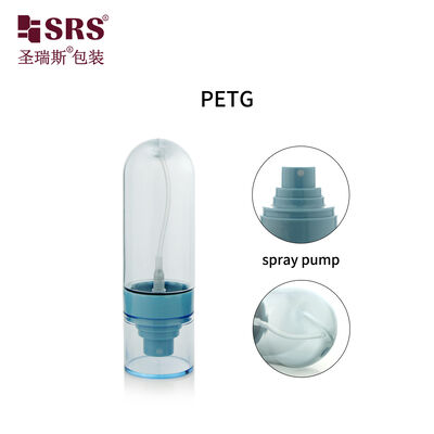 خرید PETG02 30ml 50ml 60ml 80ml 100ml خالی سفارشی نیمه شفاف رنگ آبی PETG اسپری پمپ بطری برای تونر مراقبت از پوست online manufacture