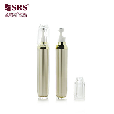 خرید L002 15ML 20ML بطری رول آن اکریلیک دیواره دوتایی برای اپلیکاتور سرم دور چشم بسته بندی لوکس online manufacture
