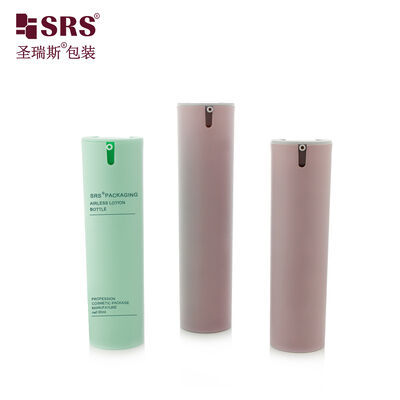 خرید SRS-FO 30ML 50ML بطری پمپ بدون هوا PP گرد برای لوسیون صورت، ظرف بسته‌بندی آرایشی online manufacture