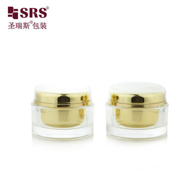 خرید J020 50 گرمی شیشه‌ی پلاستیکی خالی متالایز طلایی براق برای کرم بدن online manufacture