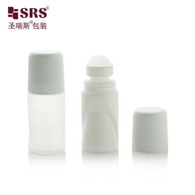 خرید بطری دئودورانت رول آن تک‌منظوره پلاستیکی PP با شکل منحصربه‌فرد RPPB 50ML online manufacture