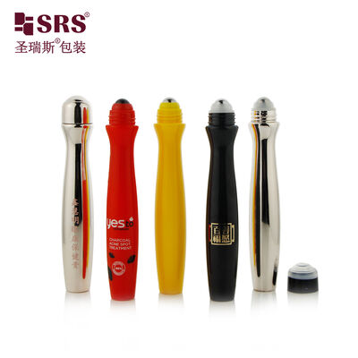 خرید SRS8447 15ML PETG شکل منحصر به فرد آب سرم چشم گلوله رولر بطری ماساژ اپلیکاتور online manufacture